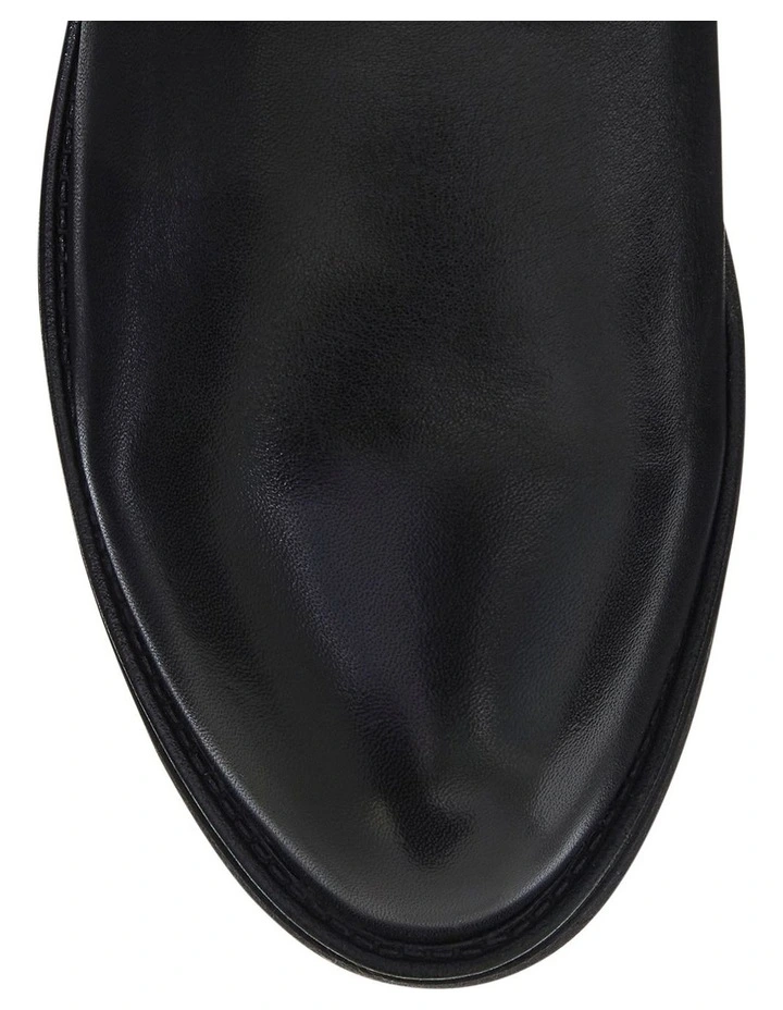Bethany Ankle Boots in Black/Black Leather image 4