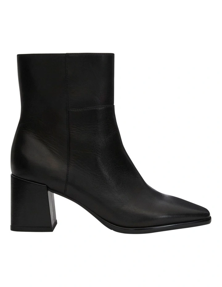 Mira Boots in Black Leather image 1