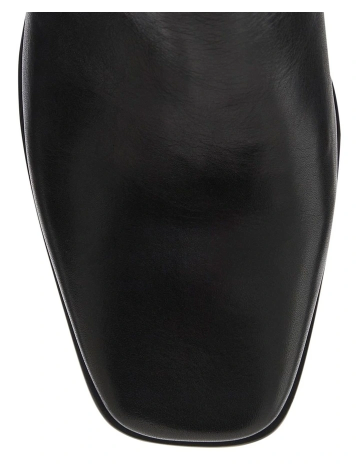 Mira Boots in Black Leather image 4