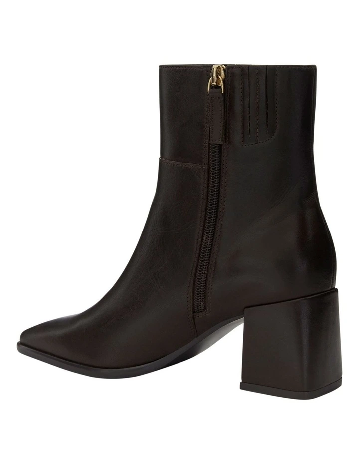 Mira Boots in Chocolate Leather image 3