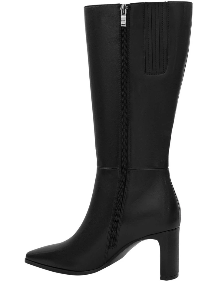 Viper Boots in Black Leather image 3