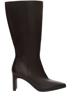 Viper Boots in Chocolate Leather