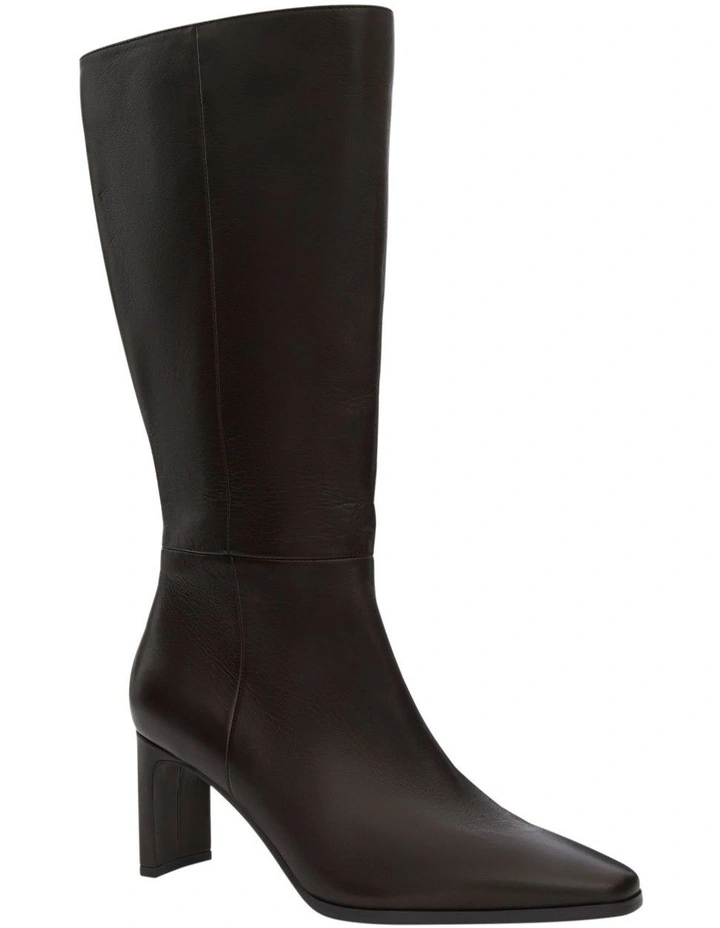 Viper Boots in Chocolate Leather image 2