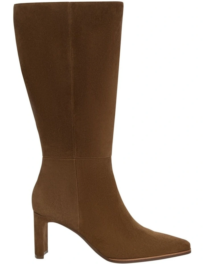 Viper Boots in Tan Suede image 1