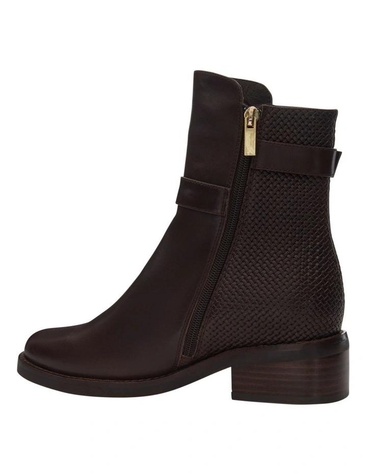 Cape Boots in Chocolate Leather image 3