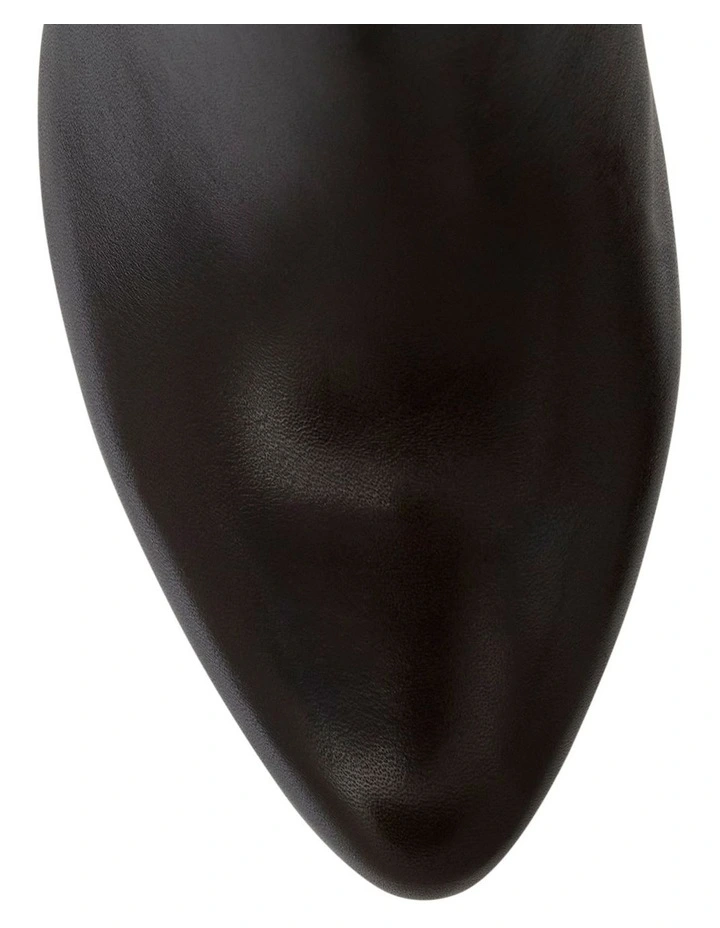 Kylie Leather Boots in Chocolate image 4