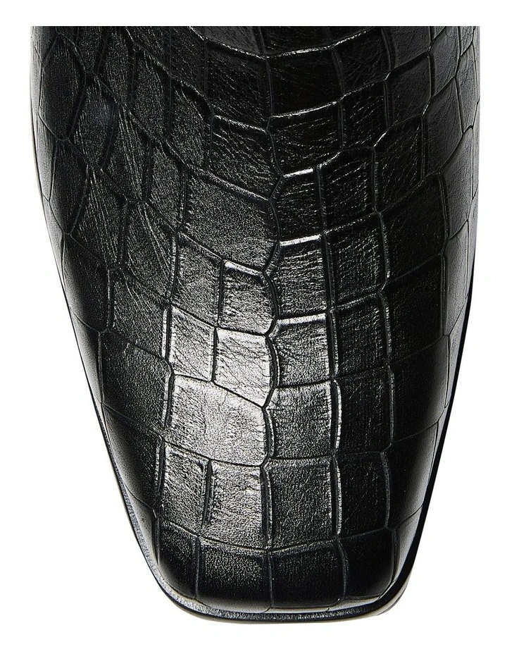 Pedro Boots in Black Croc Print image 7