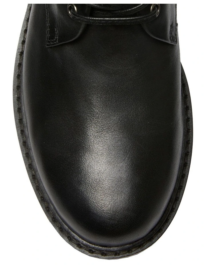 Tasman Boots in Black Leather image 7
