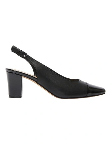 Nikita Heeled Shoes in Black/Patent Leather