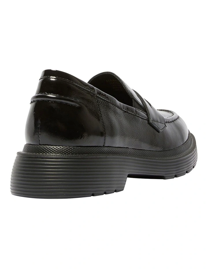 Eleanor Patent Leather Loafers in Black image 4