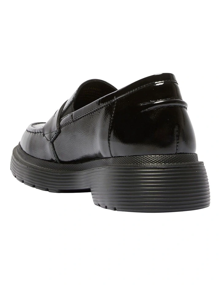 Eleanor Patent Leather Loafers in Black image 6