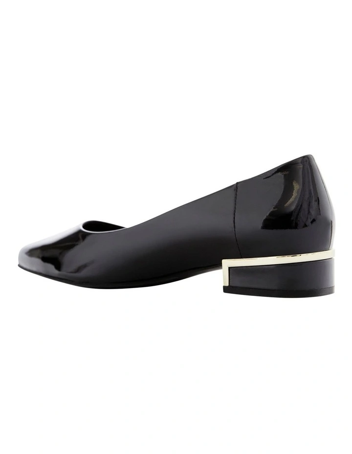 Sinatra Heeled Shoes in Black Patent Leather image 3