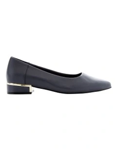 Sinatra Heeled Shoes in Navy Leather