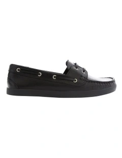 Campus Loafers in Black Leather