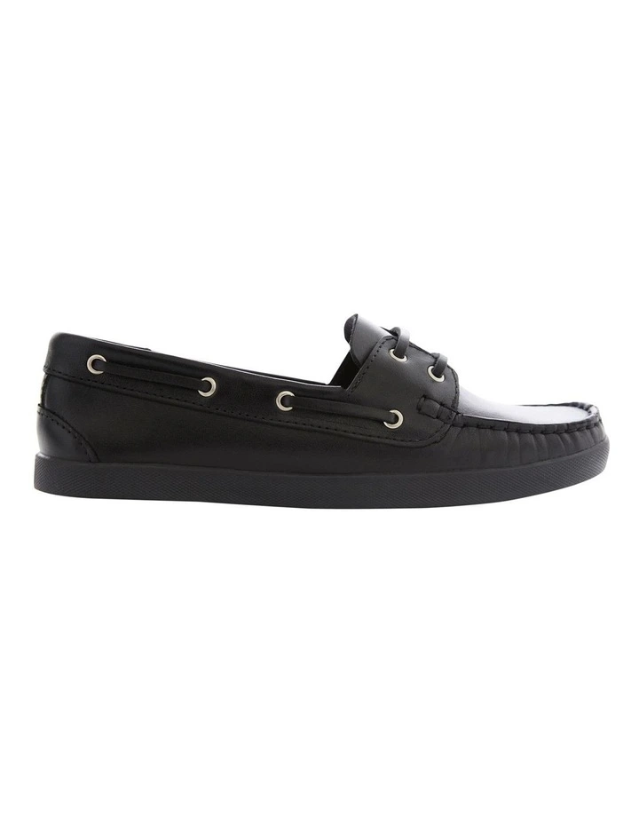 Campus Loafers in Black Leather image 1
