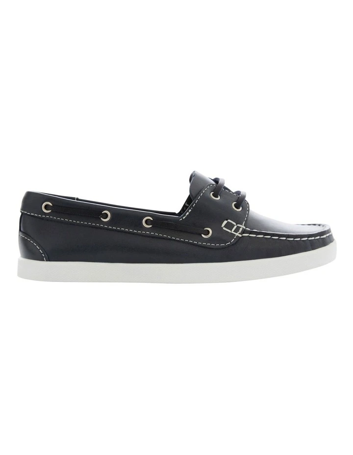 Campus Loafer in Navy Leather image 1