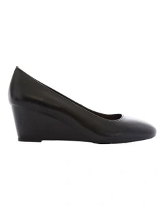 Jenson Heeled Shoes in Black Leather