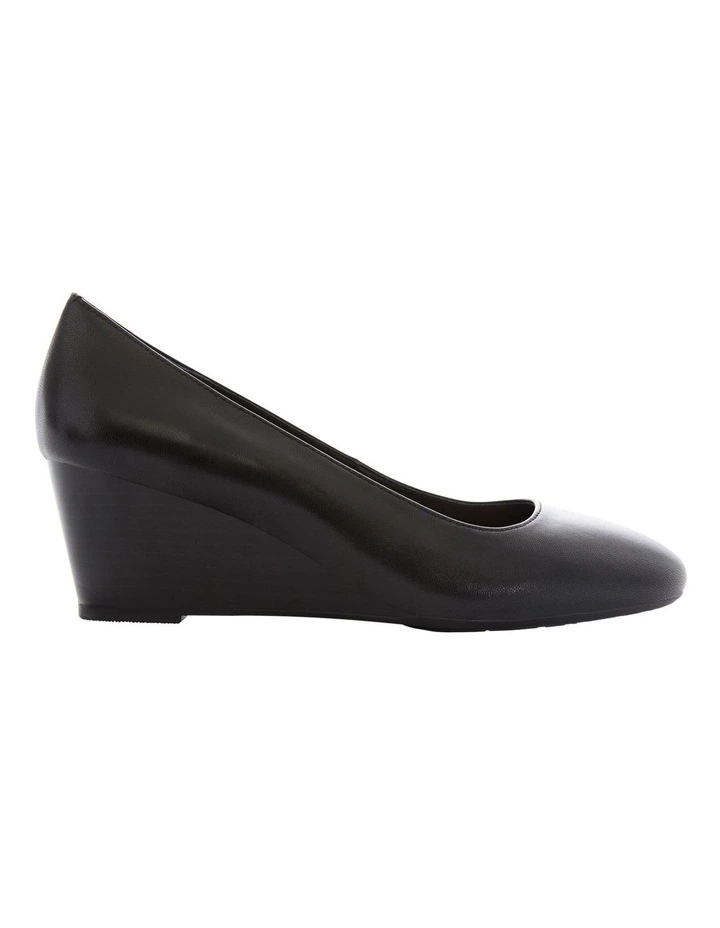 Jenson Heeled Shoes in Black Leather image 1