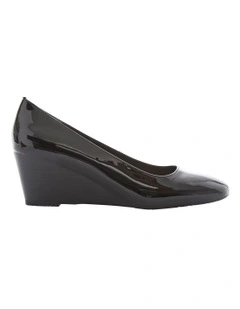 Jenson Heeled Shoes in Black Patent Leather