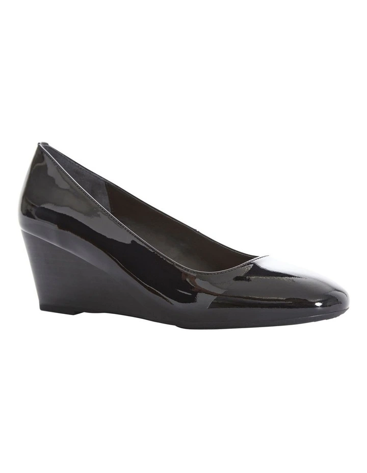 Jenson Heeled Shoes in Black Patent Leather image 2