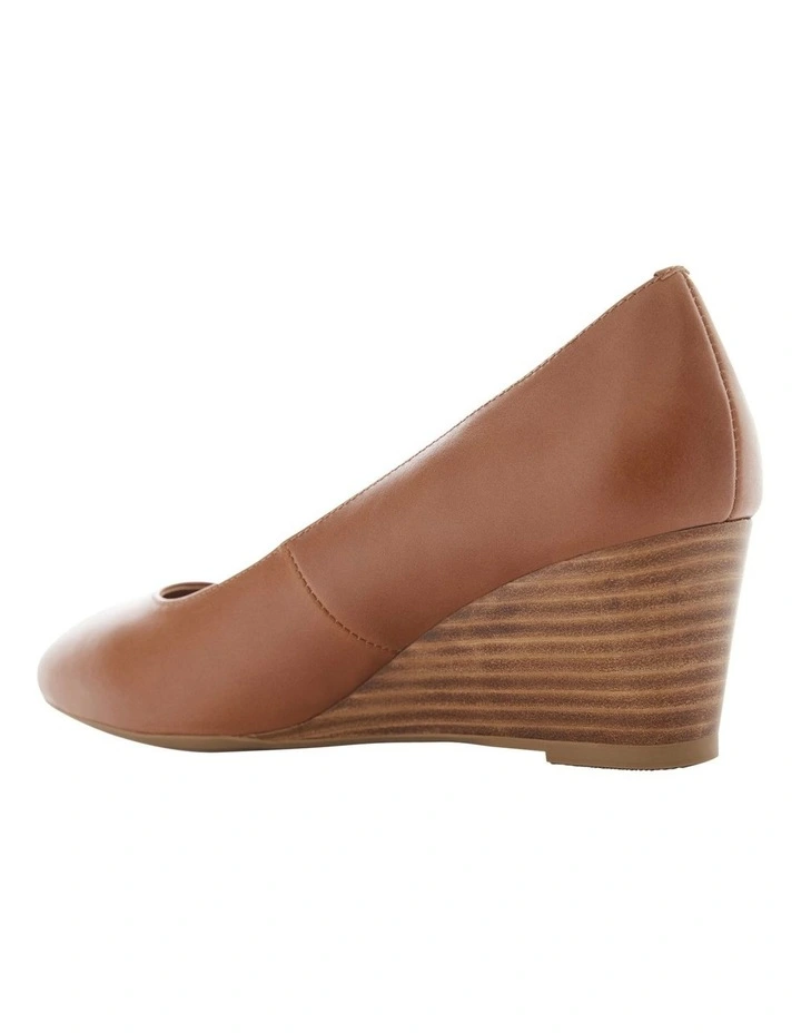 Jenson Heeled Shoes in Cognac Leather image 3