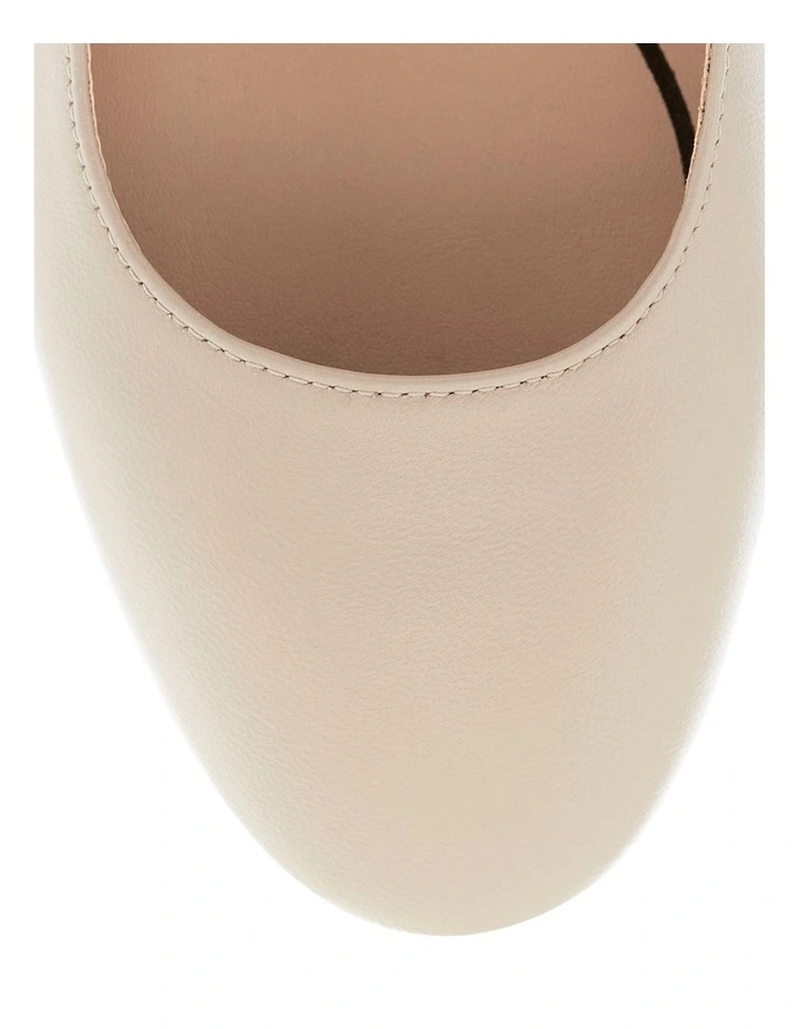 Jenson Heeled Shoes in Nude Leather image 4