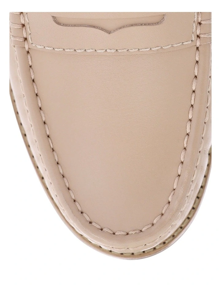 Tudor Flat Shoes in Blush Leather image 4