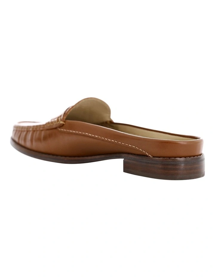 Tudor Flat Shoes in Cognac Leather image 3