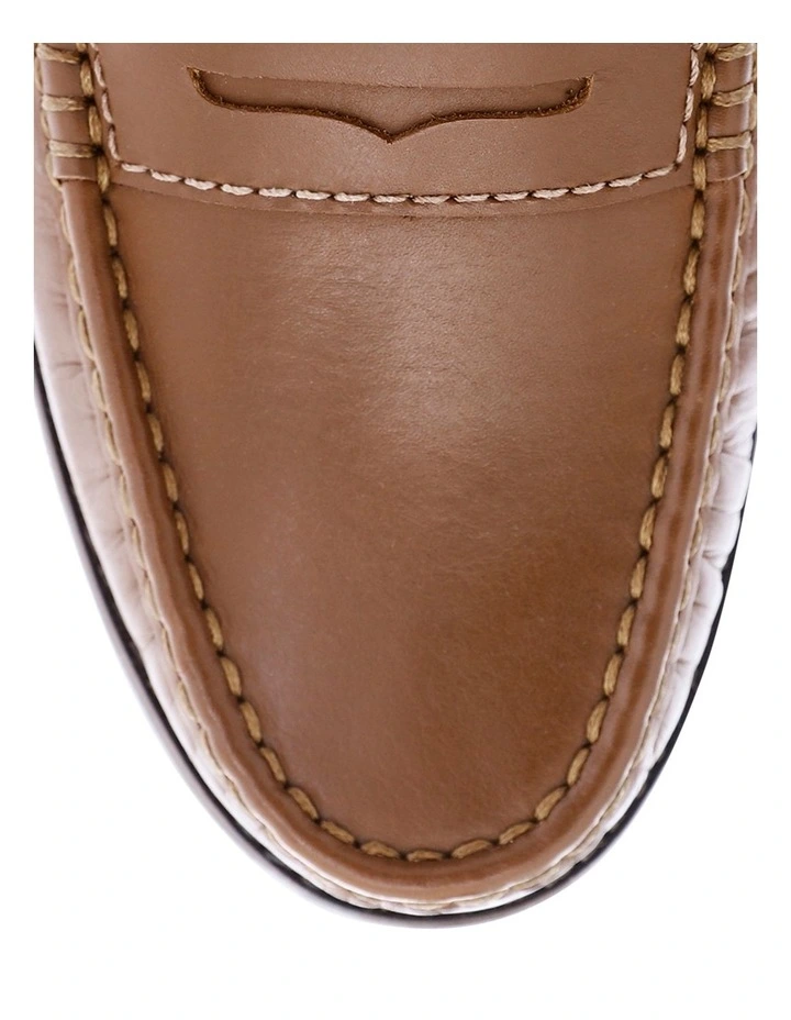 Tudor Flat Shoes in Cognac Leather image 4