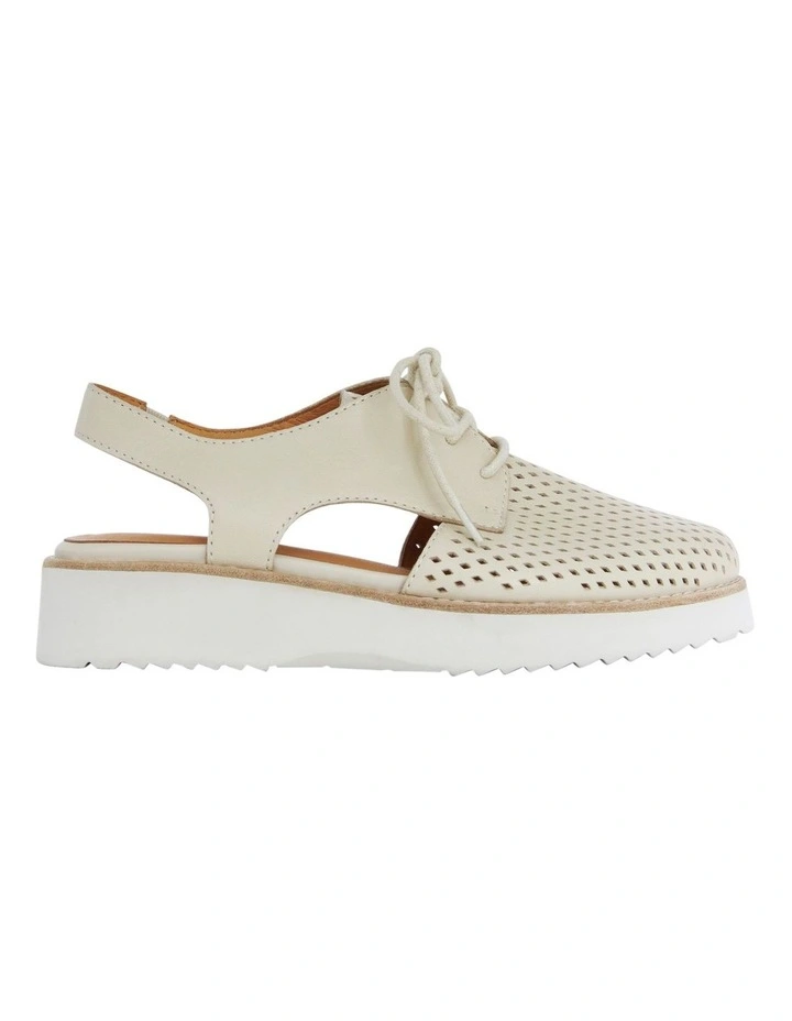 Damaris Flat Shoes in Bone Leather image 1