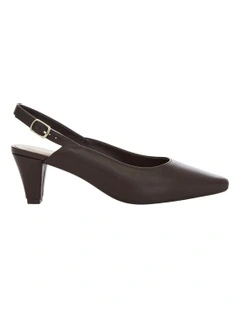 Agatha Heeled Shoes in Chocolate