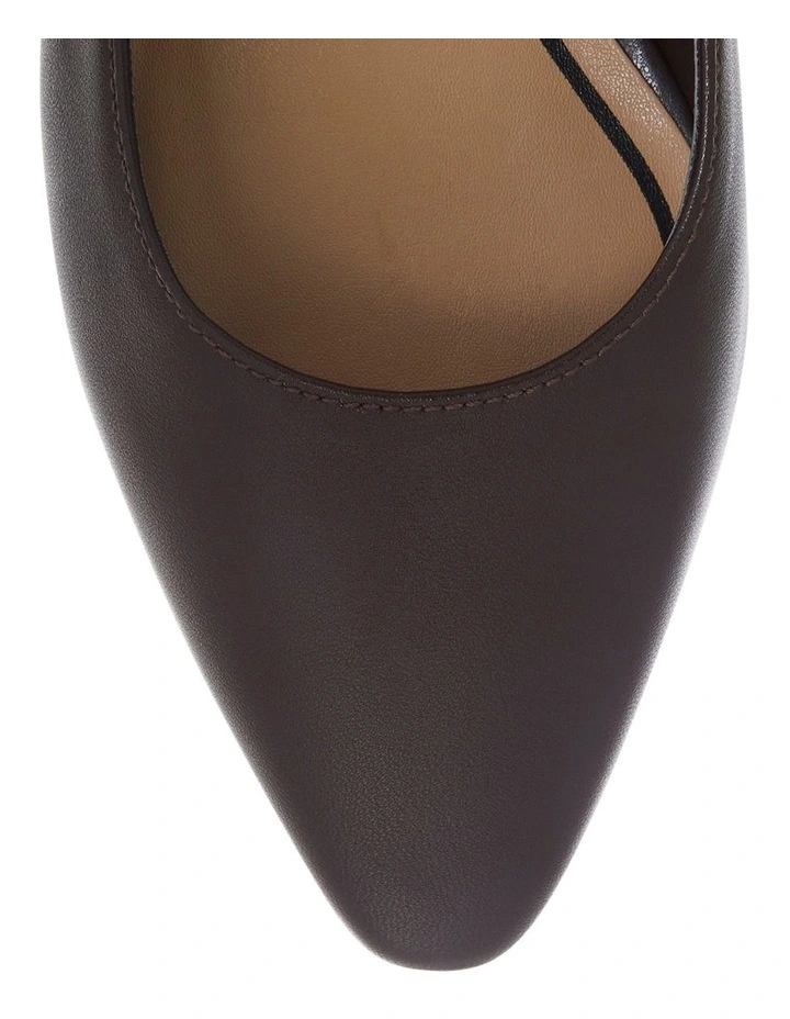 Agatha Heeled Shoes in Chocolate image 4