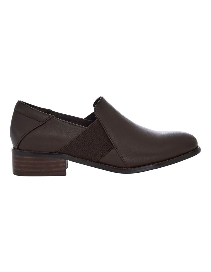 Baron Flat Shoes in Chocolate image 1