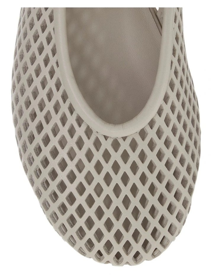 Arla Ballet Flats in Ivory Leather image 4