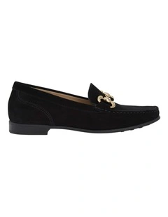Tuscany Loafers in Black Nubuck