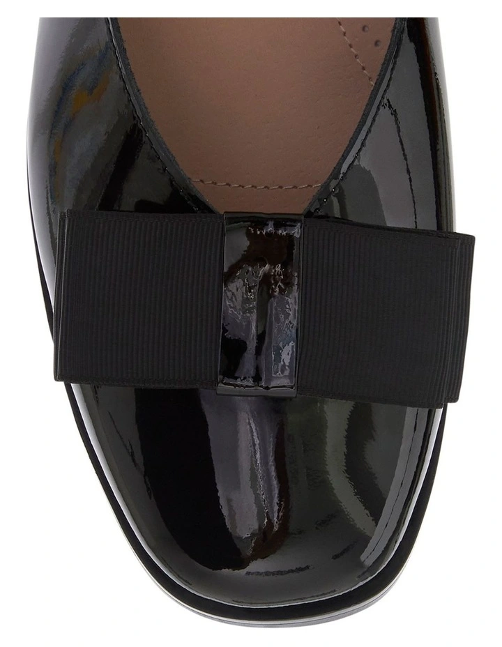 Darling Flat Shoes in Black Patent image 4