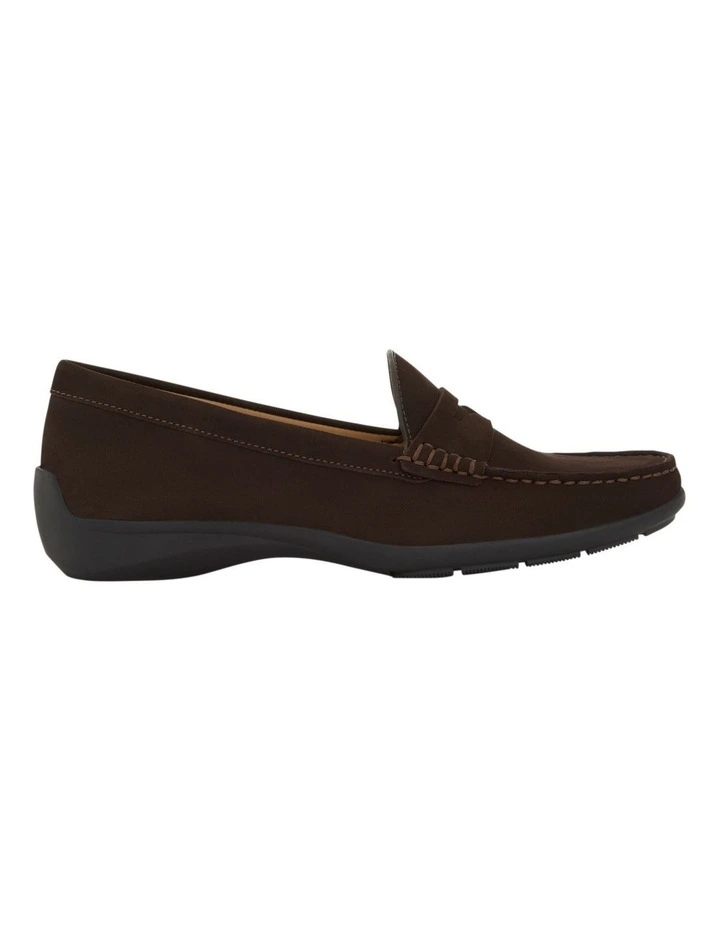 Travis Loafers in Chocolate Nubuck Leather image 1