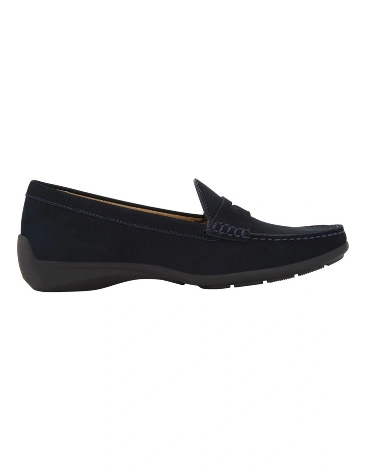 Travis Loafers in Navy Nubuck Leather image 1