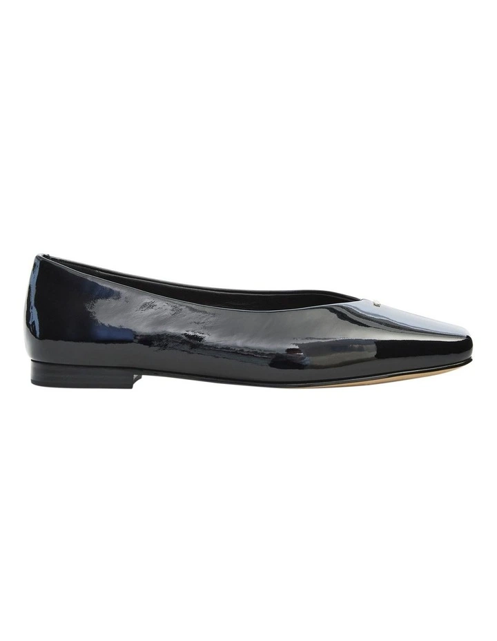 Piazza Ballet Flats in Black Patent Leather image 1