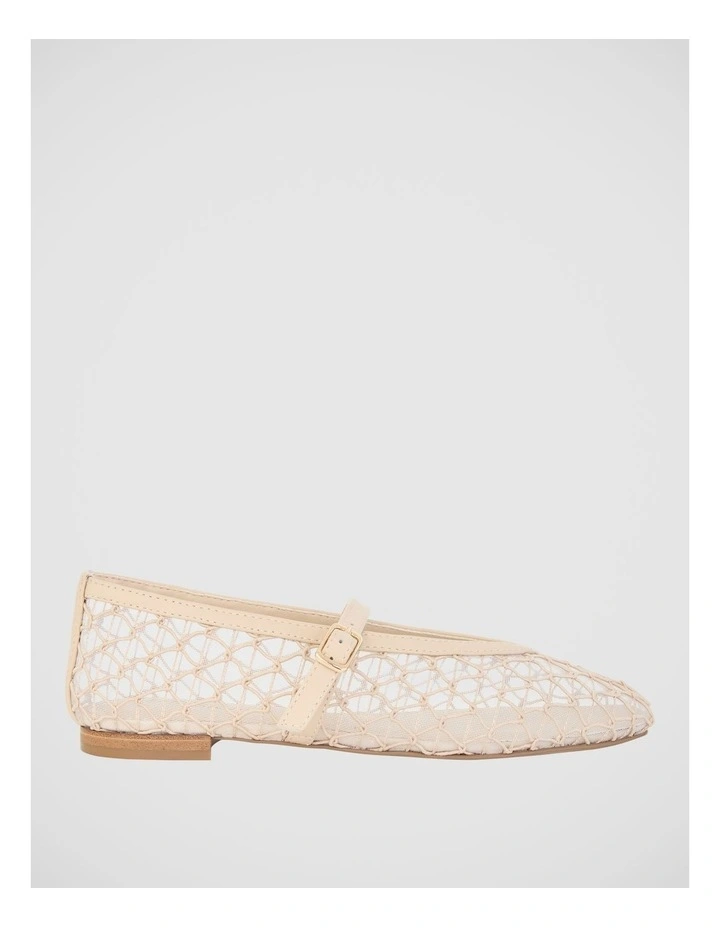 Berlin Ballet Flats in Nude Mesh image 1