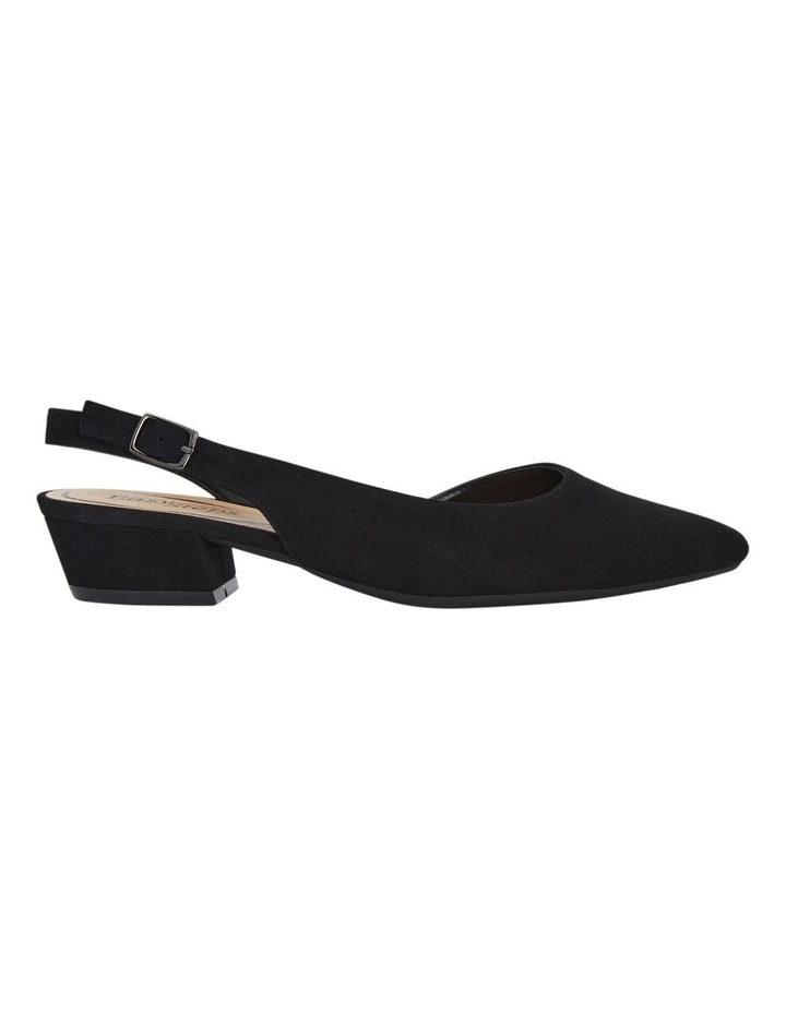 Ramsey Heeled Shoes in Black Suede image 1