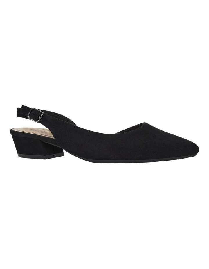 Ramsey Heeled Shoes in Black Suede image 2