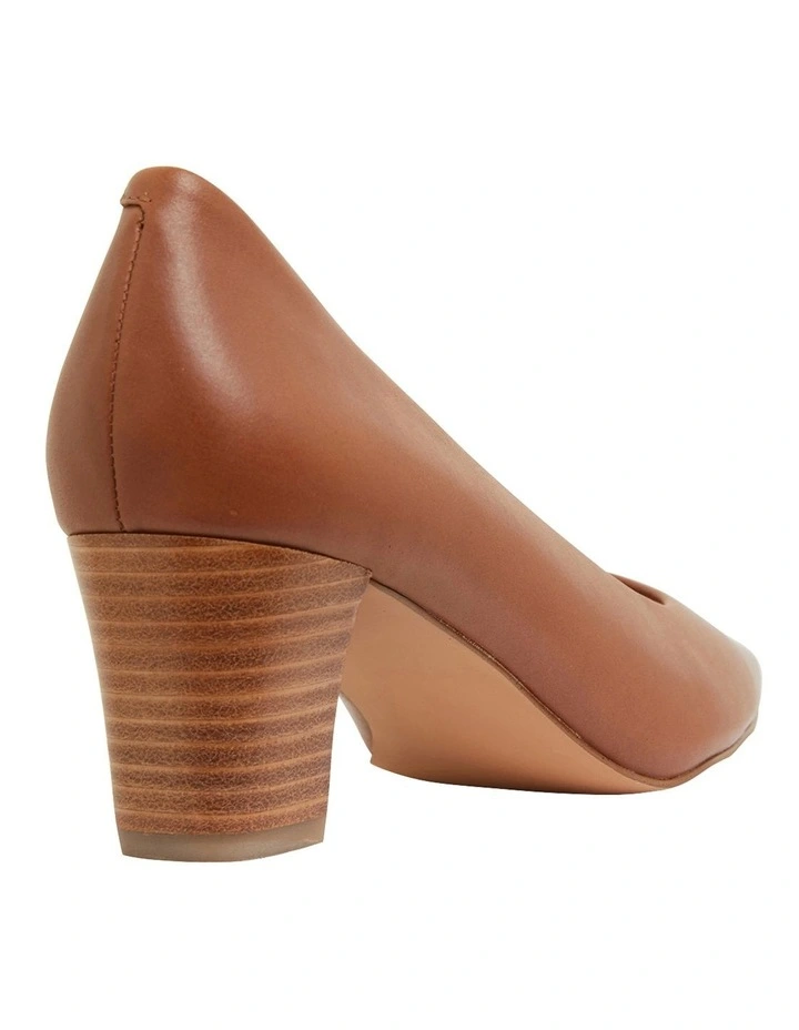 Nicole Cognac Glove Heeled Shoes in Cognac Glove image 4