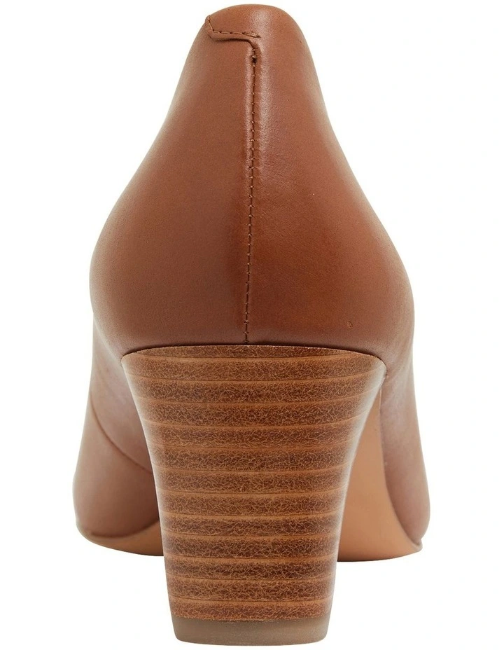 Nicole Cognac Glove Heeled Shoes in Cognac Glove image 5
