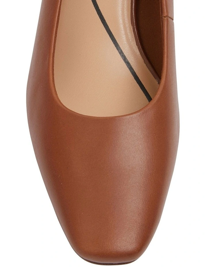 Nicole Cognac Glove Heeled Shoes in Cognac Glove image 6