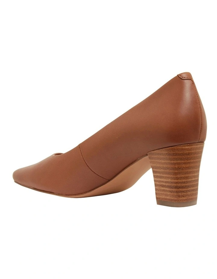 Nicole Cognac Glove Heeled Shoes in Cognac Glove image 7