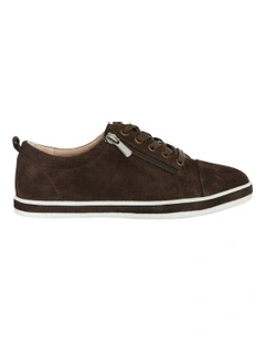 Whisper Sneakers in Chocolate Suede