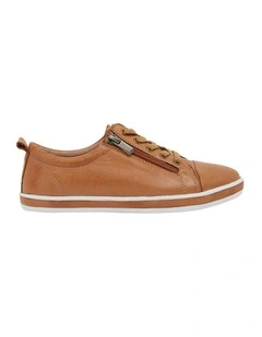 Whisper Sneakers in Tan Leather