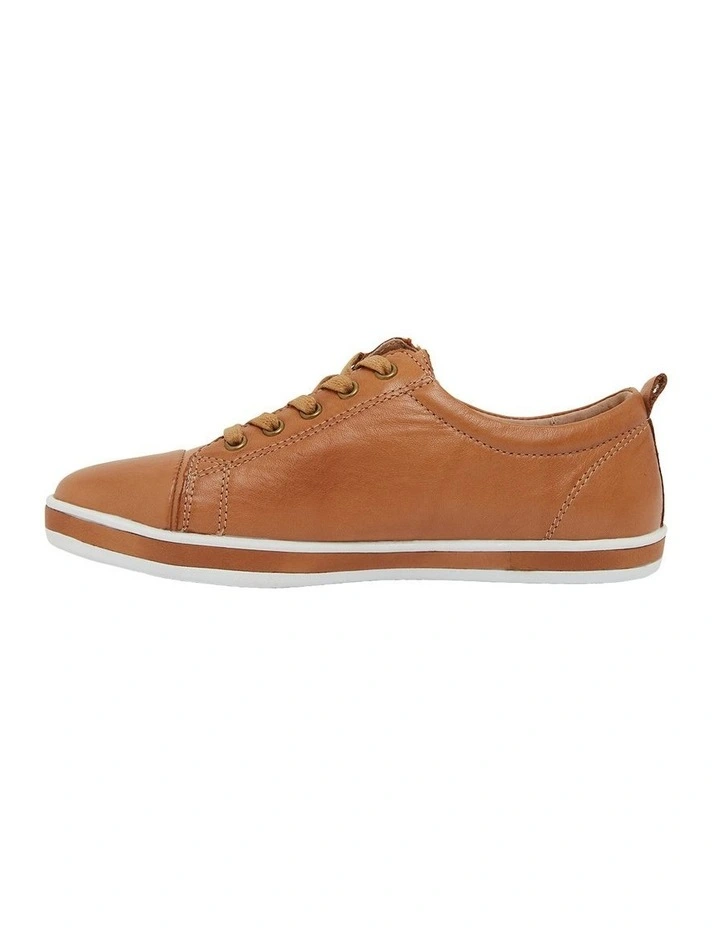 Whisper Sneakers in Tan Leather image 3