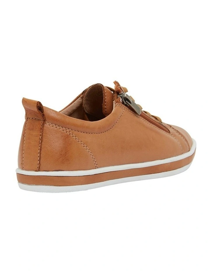 Whisper Sneakers in Tan Leather image 4